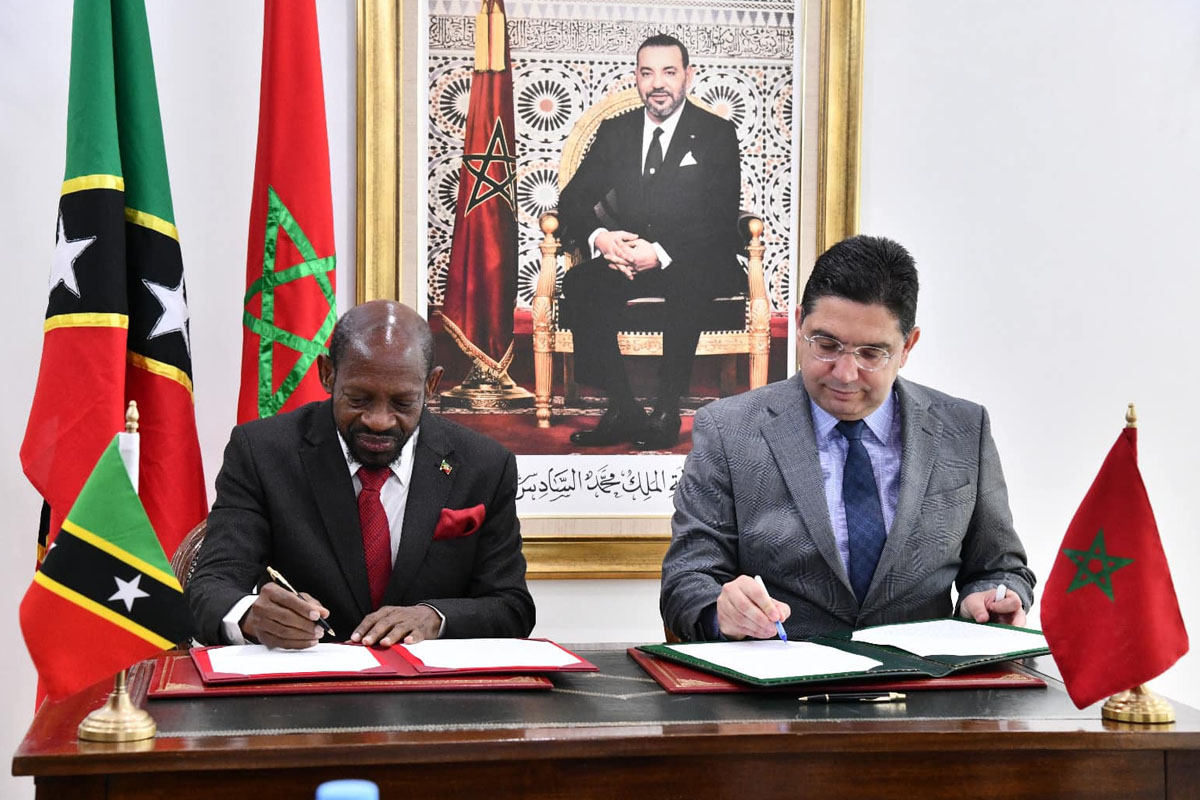 المغرب وسانت كيتس ونيفيس يعربان عن إرادتهما في إبرام خارطة طريق للتعاون من الجيل الجديد 2024-2026
