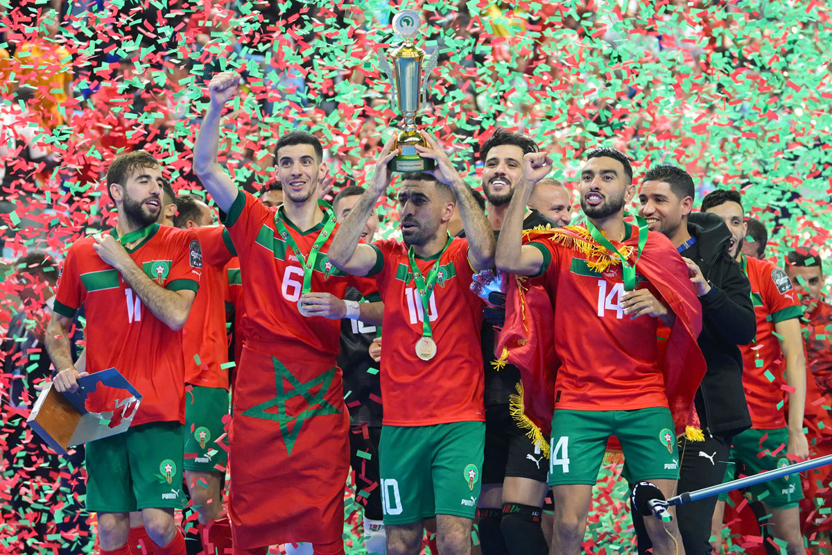 المنتخب المغربي للفوتسال يحتل المركز الثامن عالميا