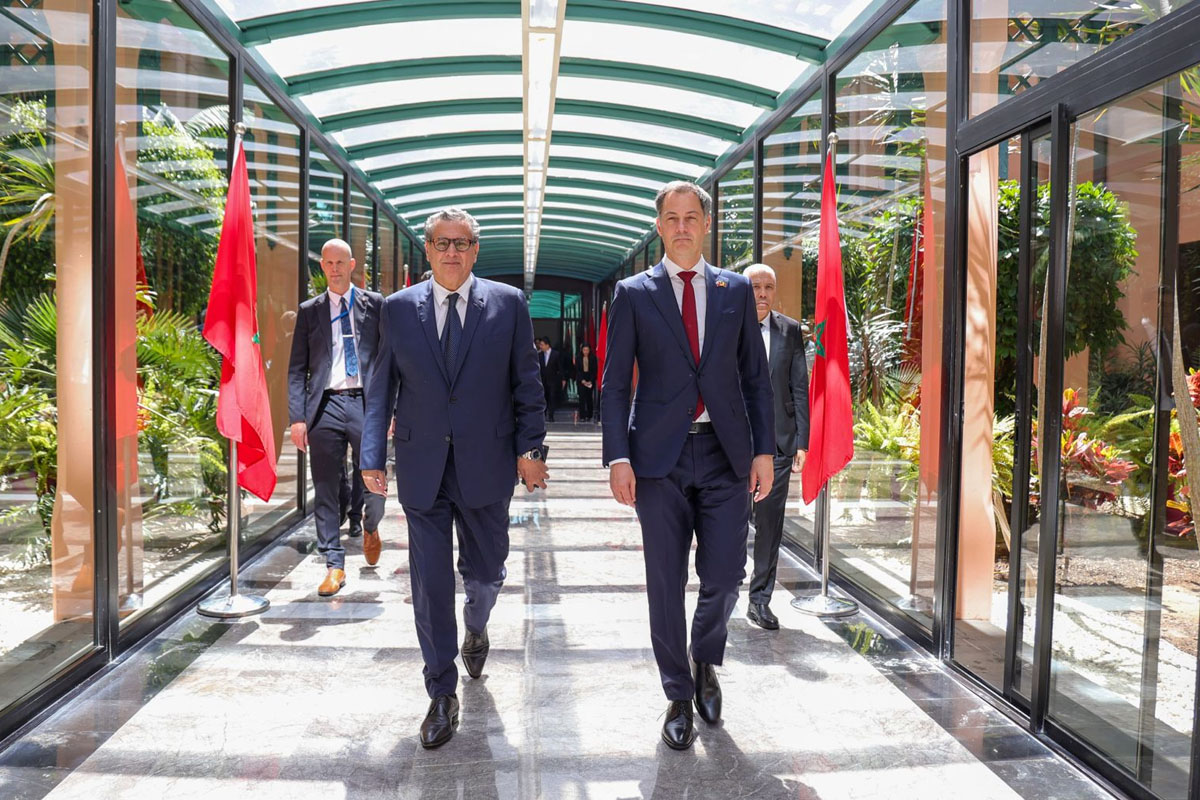 الوزير الأول البلجيكي يغادر المغرب في ختام زيارته