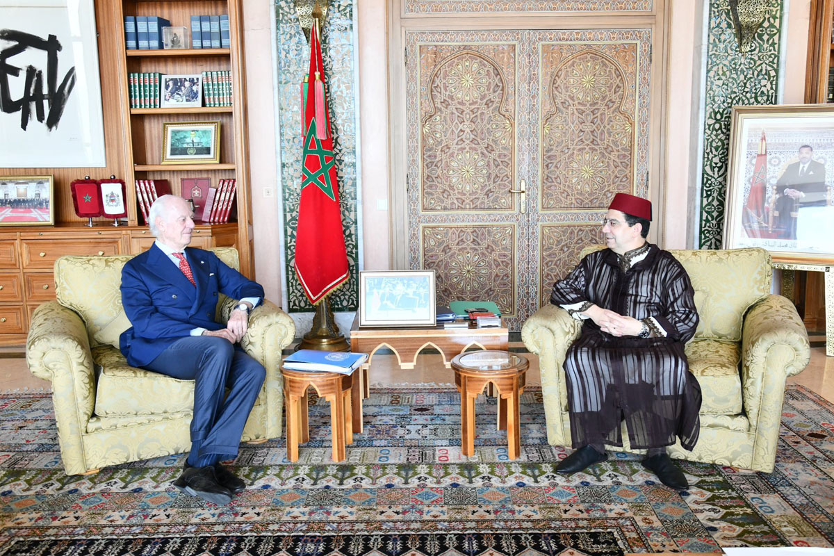 ناصر بوريطة يتباحث مع المبعوث الشخصي للأمين العام للأمم المتحدة للصحراء المغربية السيد ستافان دي ميستورا
