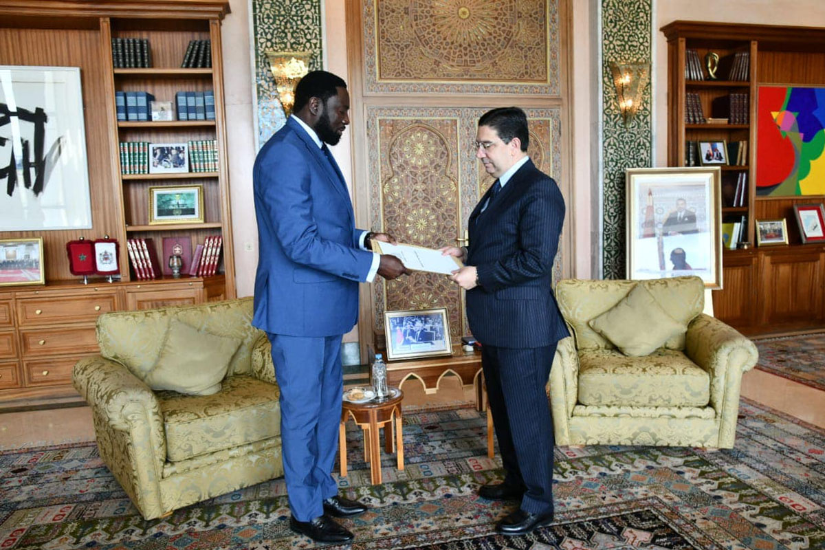 ناصر بوريطة يستقبل وزير الخارجية الغامبي حاملا رسالة خطية إلى جلالة الملك من رئيس غامبيا