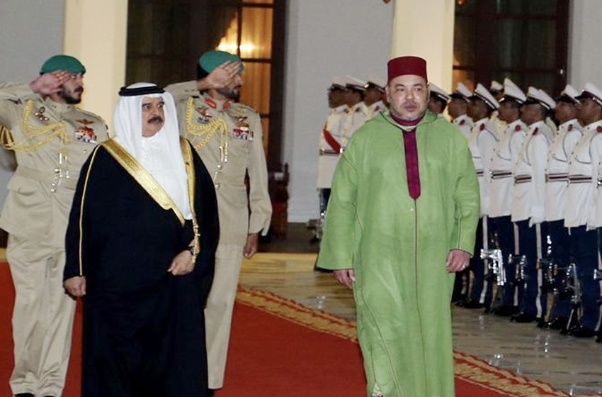  جلالة الملك محمد السادس يتوصل ببرقية تهنئة من ملك البحرين بمناسبة عيد الفطر المبارك