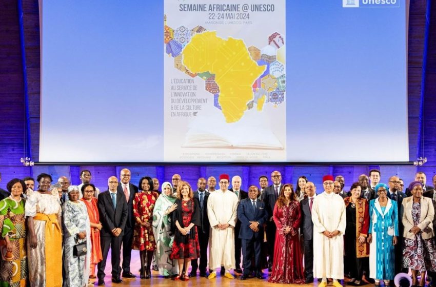  الأسبوع الإفريقي لليونسكو 2024: تنظيم حفل بهيج بألوان المغرب