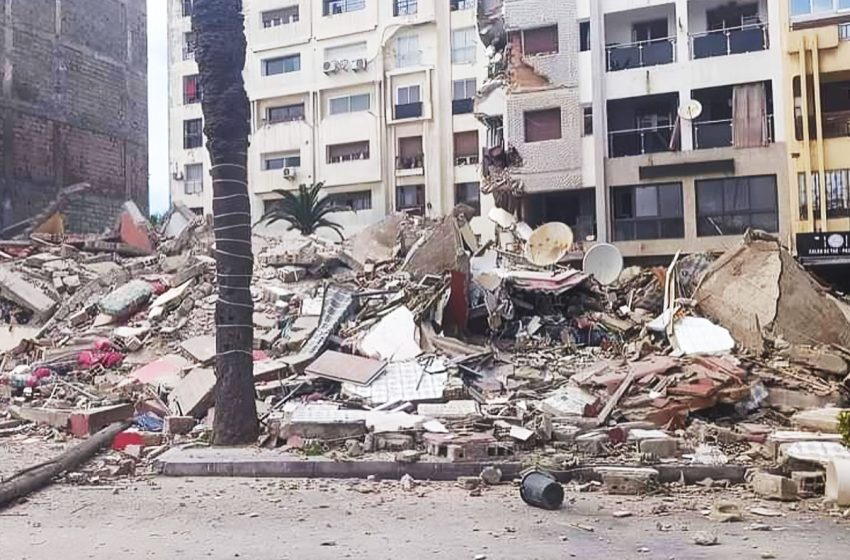  الدار البيضاء: انهيار عمارة من خمسة طوابق دون تسجيل خسائر في الأرواح