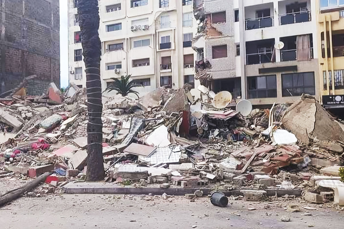 الدار البيضاء: انهيار عمارة من خمسة طوابق دون تسجيل خسائر في الأرواح