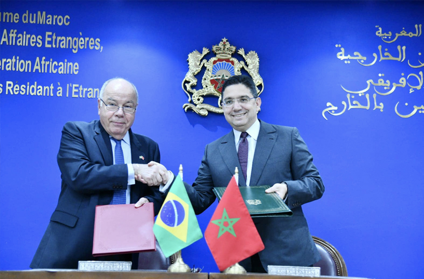  البرازيل تعبر عن تقديرها للدور الريادي لجلالة الملك بإفريقيا وتشيد بدينامية الانفتاح والتحديث بالمغرب تحت القيادة المتبصرة لجلالته (بيان مشترك)