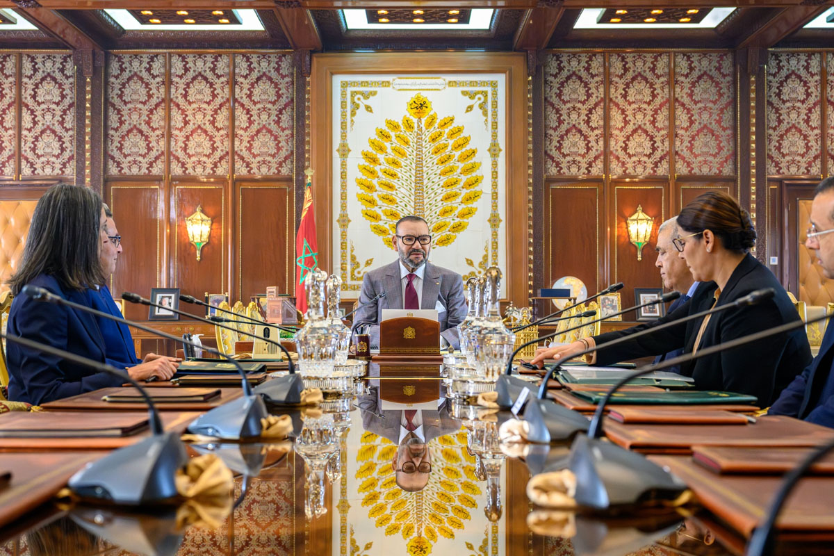 صاحب الجلالة الملك محمد السادس يترأس مجلسا وزاريا