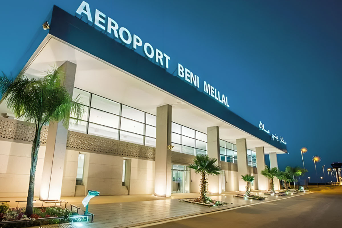 مطار بني ملال يعود إلى الحركة بتدشين أول رحلة