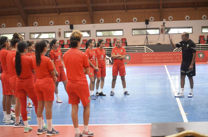  المنتخب المغربي لكرة القدم النسوية داخل القاعة يخوض تجمعا إعداديا بسلا