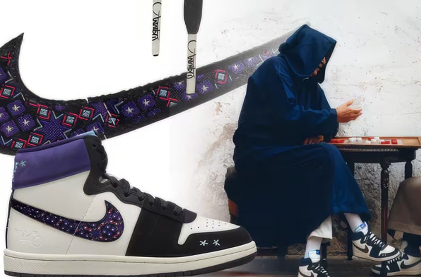 الزليج المغربي يرصع الأحذية الرياضية لنايك جوردان