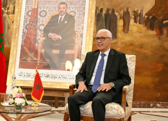 الرئيس الموريتاني يستقبل رئيس مجلس النواب راشيد الطالبي العلمي