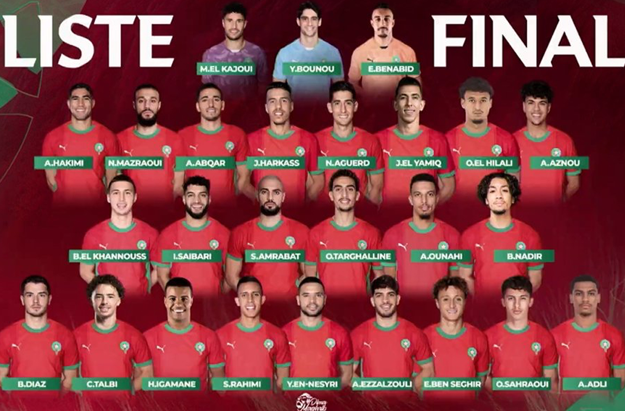 التصفيات الإفريقية المؤهلة لكأس العالم 2026.. وليد الركراكي يكشف عن لائحة المنتخب الوطني لمواجهتي النيجر وتنزانيا
