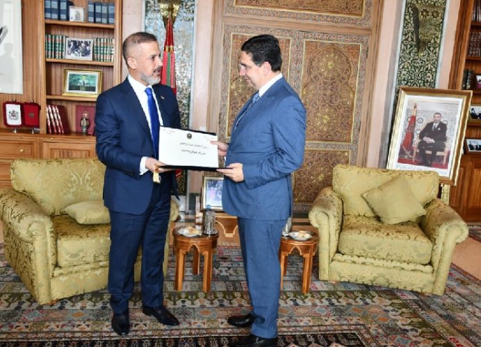 بتعليمات سامية من جلالة الملك، السيد ناصر بوريطة يستقبل نائب رئيس مجلس الوزراء العراقي مبعوثا إلى جلالته من رئيس الجمهورية