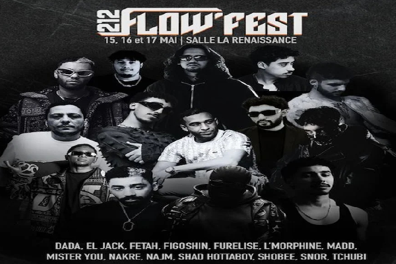 الرباط تحتضن الدورة الأولى من مهرجان “212’FlowFest” في الفترة بين