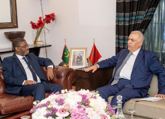 الرباط .. السيد لفتيت يستقبل الوزير المنتدب لدى وزير الداخلية الموريتاني المكلف باللامركزية والتنمية المحلية