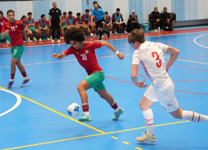 كرة القدم داخل القاعة لأقل من 19 سنة.. المنتخب المغربي يتعادل مع نظيره الإسباني (6-6)