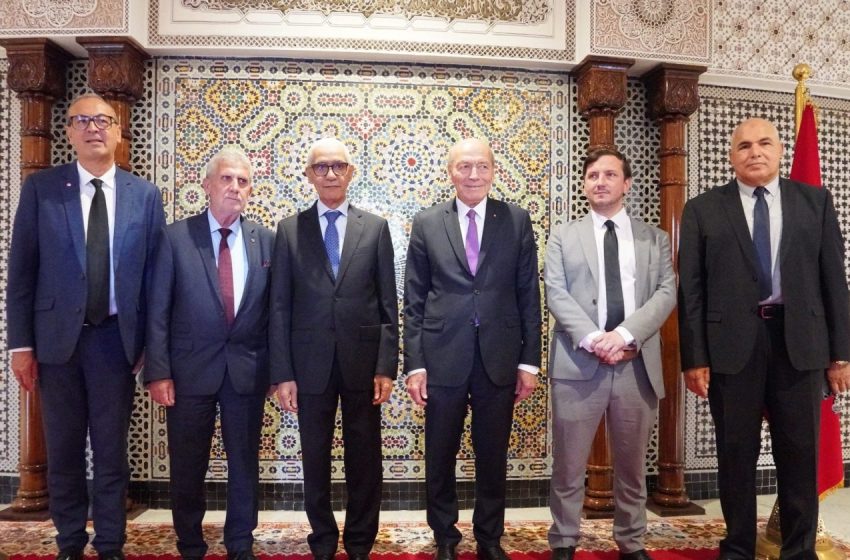 السيد الطالبي العلمي يتباحث مع وفد من أعضاء مكتب المنتدى البرلماني لرؤساء لجان الخارجية والدفاع بالبرلمانات الإفريقية