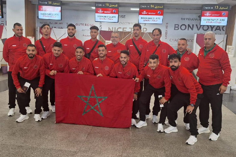 إيطاليا.. المغرب يشارك لأول مرة في بطولة العالم لكرة القدم داخل القاعة للصم