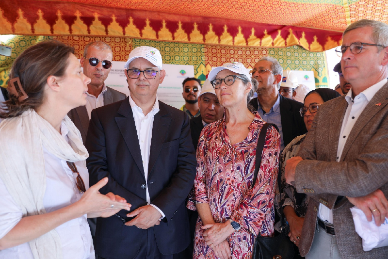 الحوز: السيد بركة يزور مشاريع مائية ويطلع على أنشطة مشروع “المجالات الترابية المستدامة”