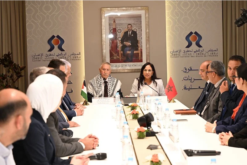 الرباط.. التوقيع على بروتوكول تعاون بين المجلس الوطني لحقوق الإنسان ودائرة حقوق الإنسان والمجتمع المدني بمنظمة التحرير الفلسطينية