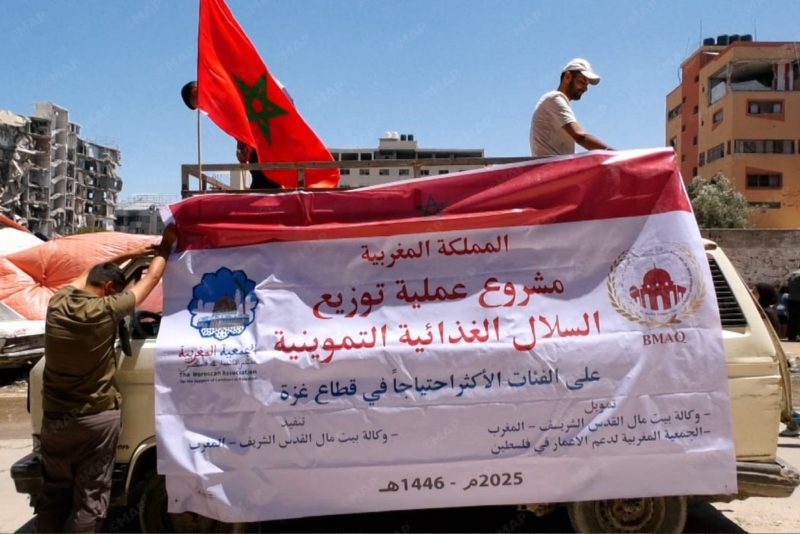 وكالة بيت مال القدس الشريف تنفذ المرحلة الثانية من حملة الإغاثة الإنسانية للنازحين في مدينة غزة