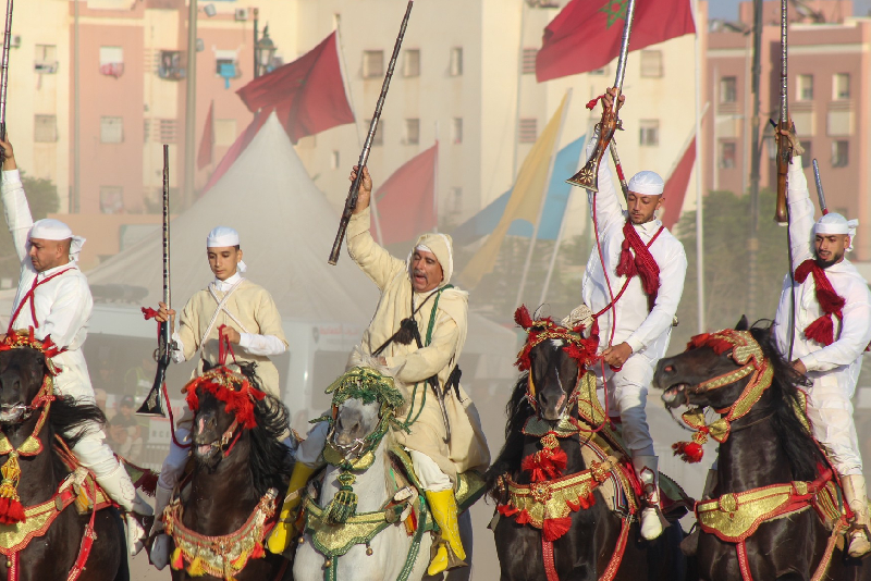 الدشيرة الجهادية.. انطلاق فعاليات الدورة الـ18 للمهرجان الوطني للفروسية التقليدية