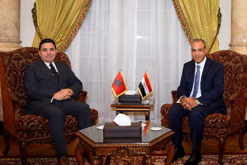 القاهرة .. السيد ناصر بوريطة يجري مباحثات مع نظيره المصري