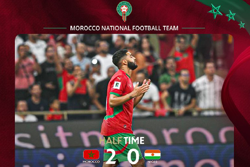 المنتخب المغربي يحسم الجولة الأولى لصالحه أمام النيجر