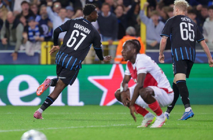 دوري أبطال أوروبا لكرة القدم.. كلوب بروج البلجيكي يفوز على ضيفه موناكو الفرنسي (4-1)