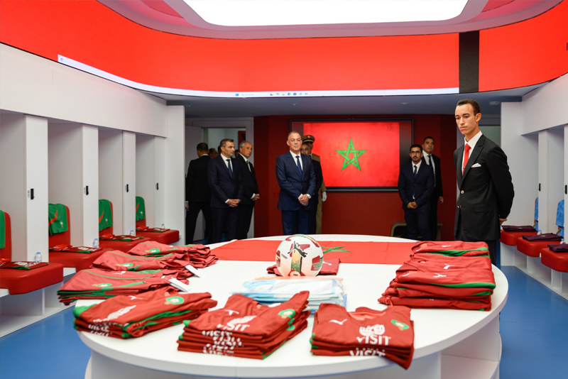 صاحب السمو الملكي ولي العهد الأمير مولاي الحسن يدشن ملعب “الأمير مولاي عبد الله” بالرباط بعد إعادة تشييده