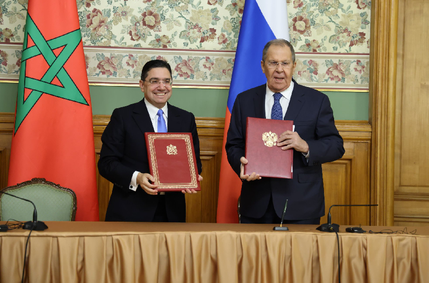 يعتبر روسيا وفقا لمنظور جلالة الملك شريكا موثوقا وبناء السيد بوريطة