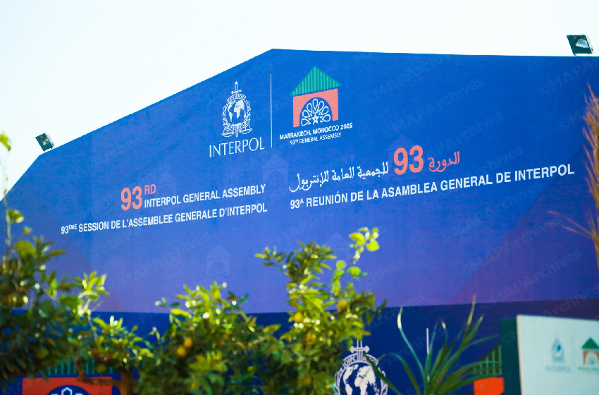 الأمني الدولي . تتويج النموذج الأمني المغربي باحتضان الدورة 93 للجمعية العامة للإنتربول، وإبرام مذكرات تفاهم في مجال الأمن