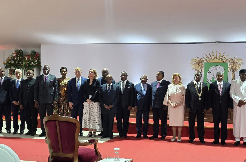 الطالبي العلمي يمثل جلالة الملك في مراسم تنصيب رئيس جمهورية كوت ديفوار المعاد انتخابه