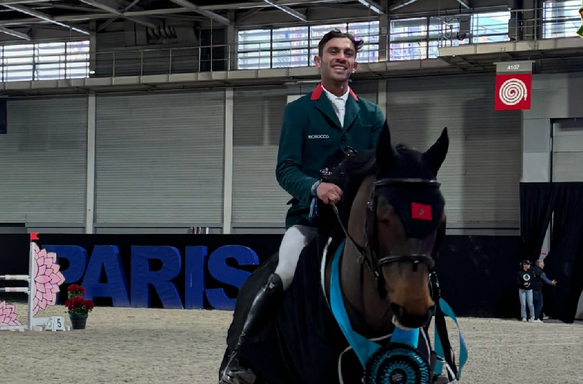 المغربي هشام شاني يحقق ازدواجية استثنائية في معرض الفرس بباريس
