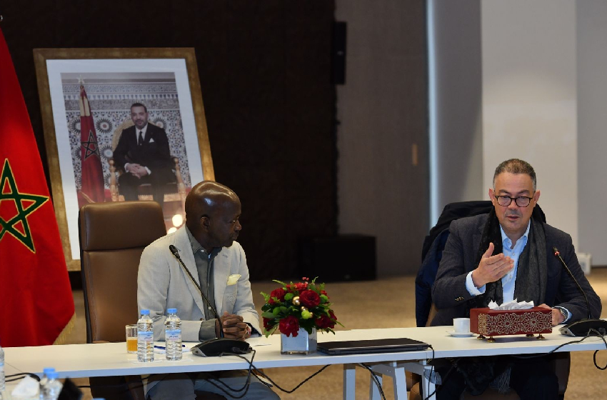  تنظيم التظاهرات الرياضية الكبرى محور اجتماع بين فوزي لقجع ورئيس اللجنة المنظمة للألعاب الاولمبية للشباب “دكار 2026”