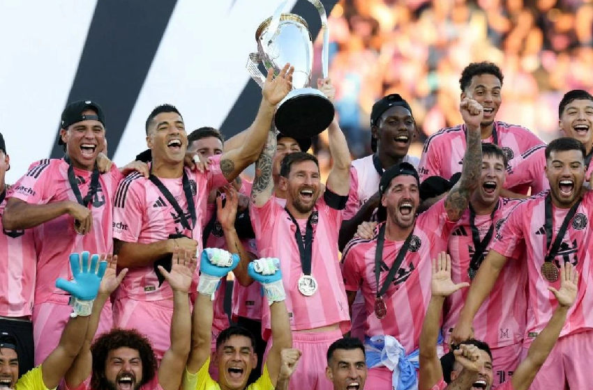 القدم. إنتر ميامي يتوج بلقب كأس الدوري الأمريكي للمرة الأولى في تاريخه