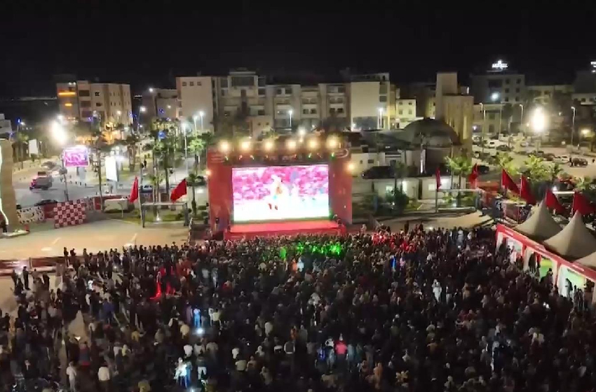  الداخلة: منطقة المشجعين، فضاء حي للفرجة الجماعية على إيقاع العرس الكروي الافريقي