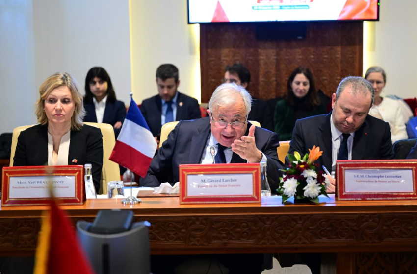  الروابط بين فرنسا والمغرب يمكن أن تشكل مرجعا لإرساء علاقة متناغمة بين ضفتي المتوسط وبين أوروبا وإفريقيا (جيرار لارشي)