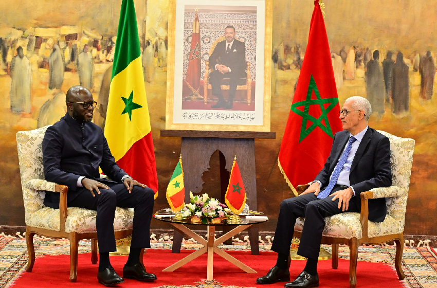  السيد الطالبي العلمي يتباحث مع رئيس الجمعية الوطنية للسنغال