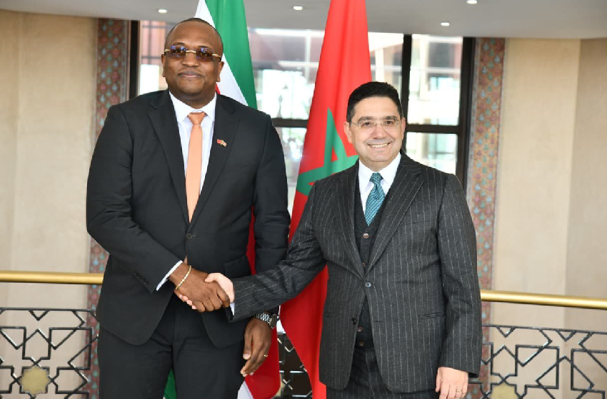  المغرب وسورينام يجددان التأكيد على التزامهما الراسخ بتعزيز التعاون الثنائي