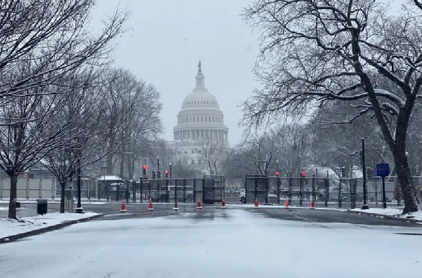 المتحدة. واشنطن تواجه خطر عاصفة ثلجية كبرى