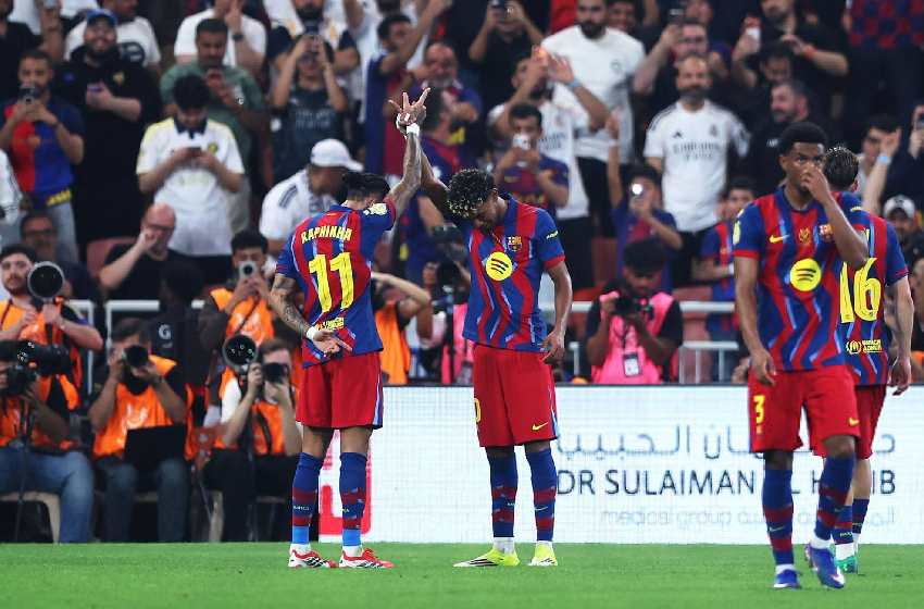  كأس السوبر الإسباني .. برشلونة يفوز على ريال مدريد (3-2) ويحرز اللقب