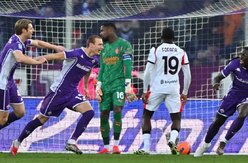  بطولة إيطاليا .. ميلان يكتفي بالتعادل أمام فيورنتينا