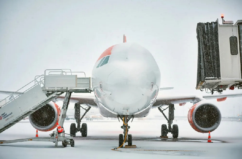 حركة النقل والرحلات الجوية في وسط أوروبا بسبب تقلبات الأحوال الجوية