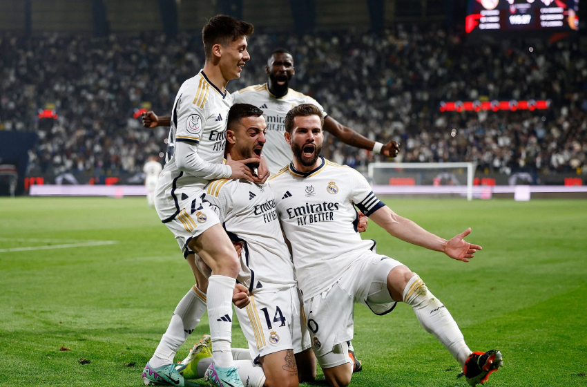 مدريد يبلغ نهائي كأس السوبر الإسبانية بفوزه على أتلتيكو مدريد 2 1