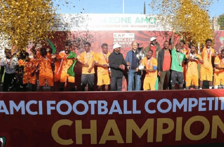 إفريقيا للأمم 2025. نهائي دوري مسابقة الوكالة المغربية للتعاون الدولي لكرة القدم بفضاء المشجعين التابع للوكالة