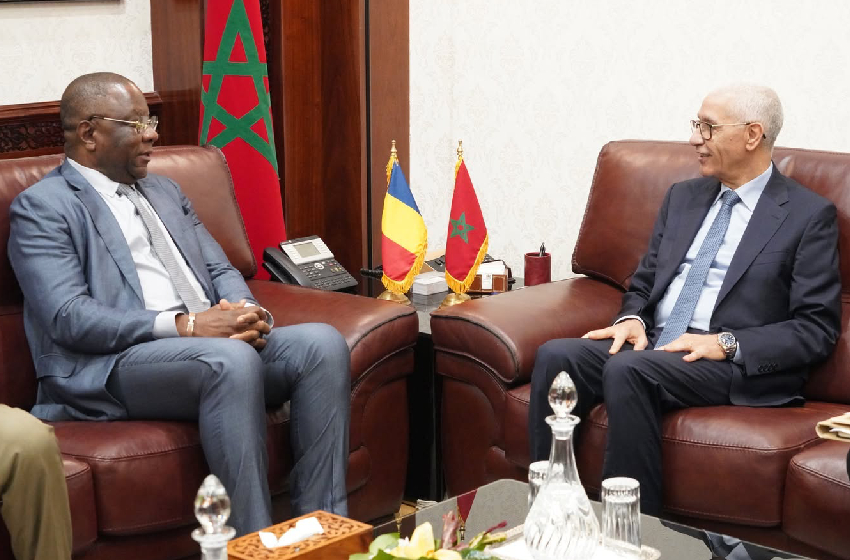  الطالبي العلمي يجري محادثات مع رئيس المجلس الدستوري لجمهورية تشاد