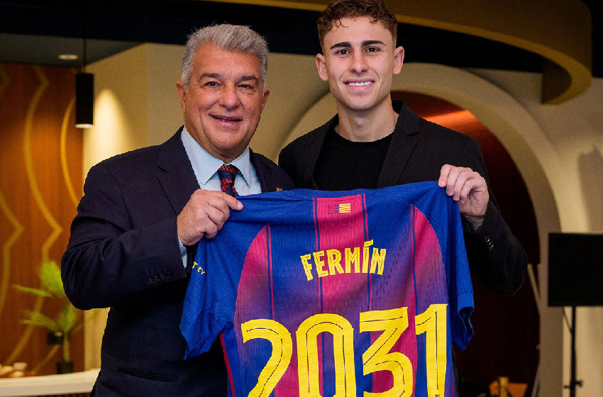  كرة القدم.. برشلونة يمدد عقد لاعبه فيرمين حتى 2031